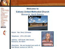 Tablet Screenshot of bismarckcalvary.com